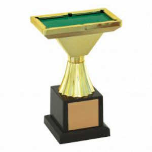 Troféu tradicional mesa de bilhar, ref. 500382.