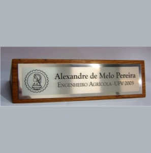Indicativas e Identificação - Placa de Identificação de Mesa